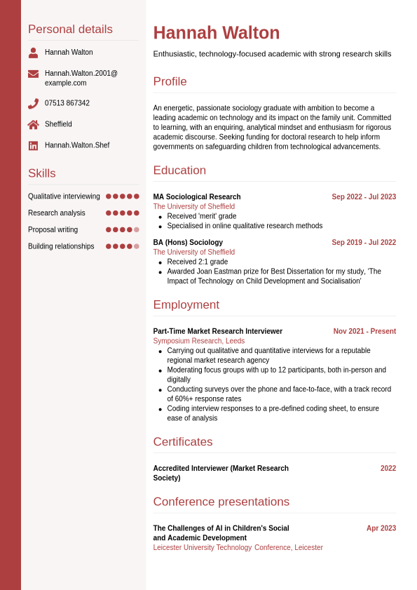 CV Examples CVwizard CV Examples CVwizard