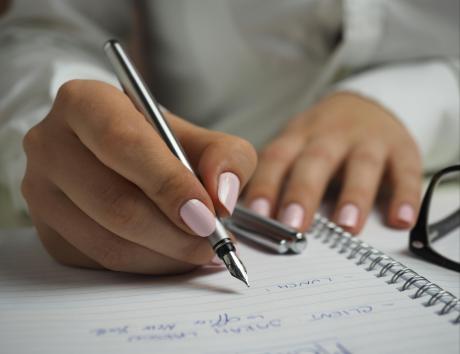 contoh cv tulis tangan