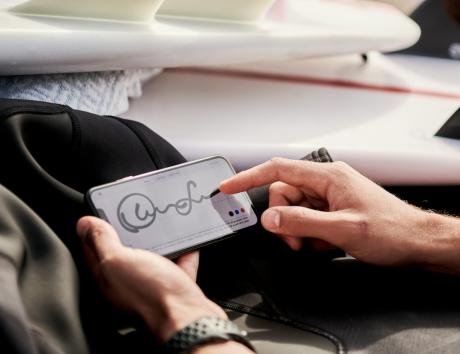 Lebenslauf unterschreiben