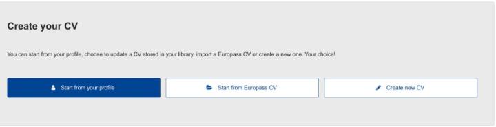 كيفية إنشاء سيرة ذاتية أوروبية Europass cv
