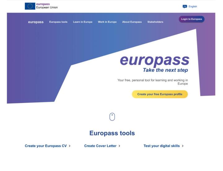 Europass website